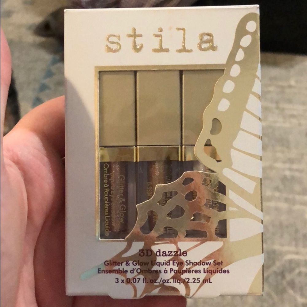 Stila 3D dazzle glitter & glow liqid eyeshadow set